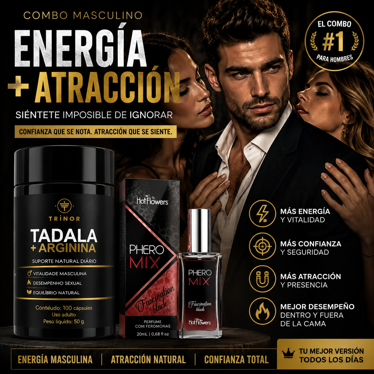 🍆TADALA + PERFUME DE FEROMONAS