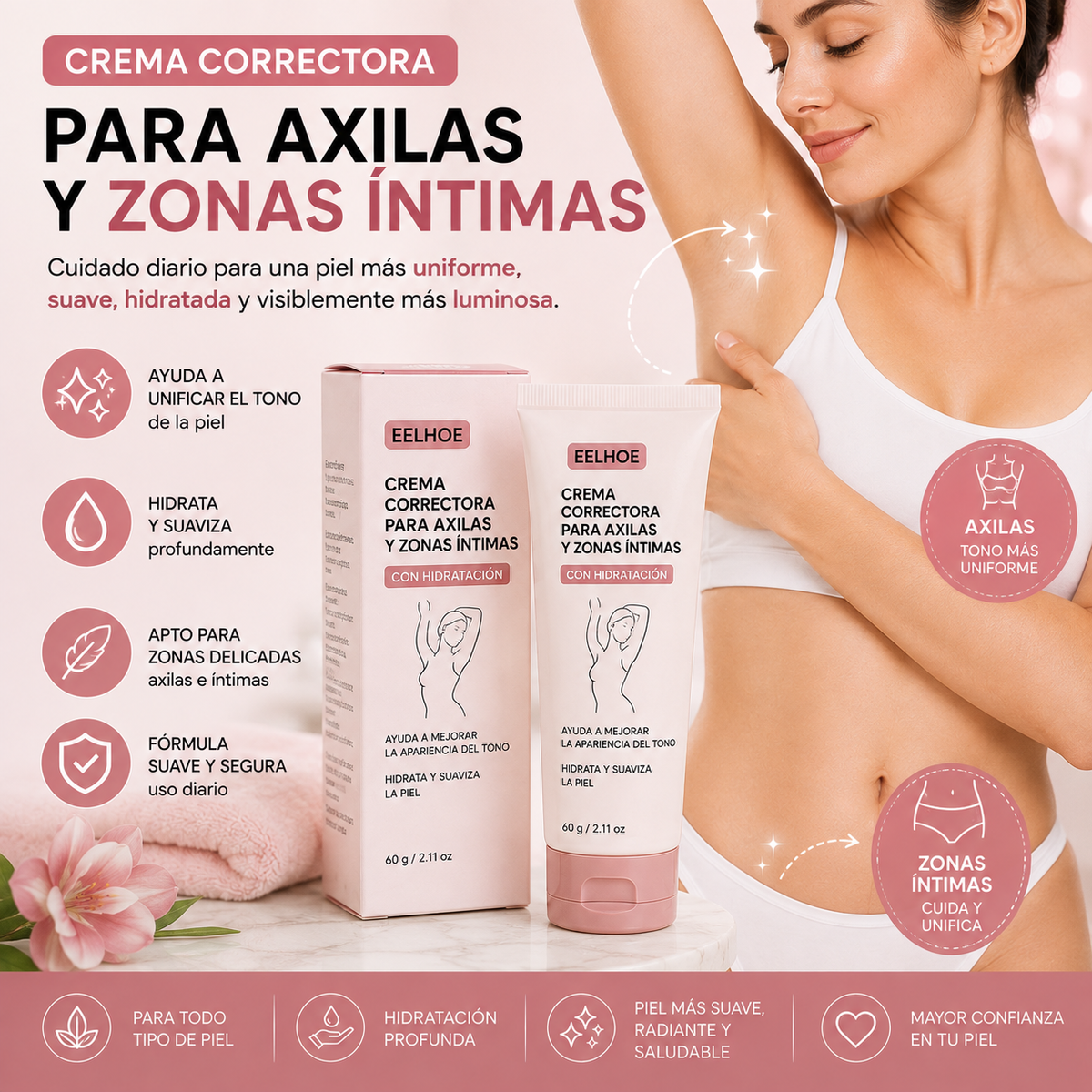 Aclarante de partes intimas